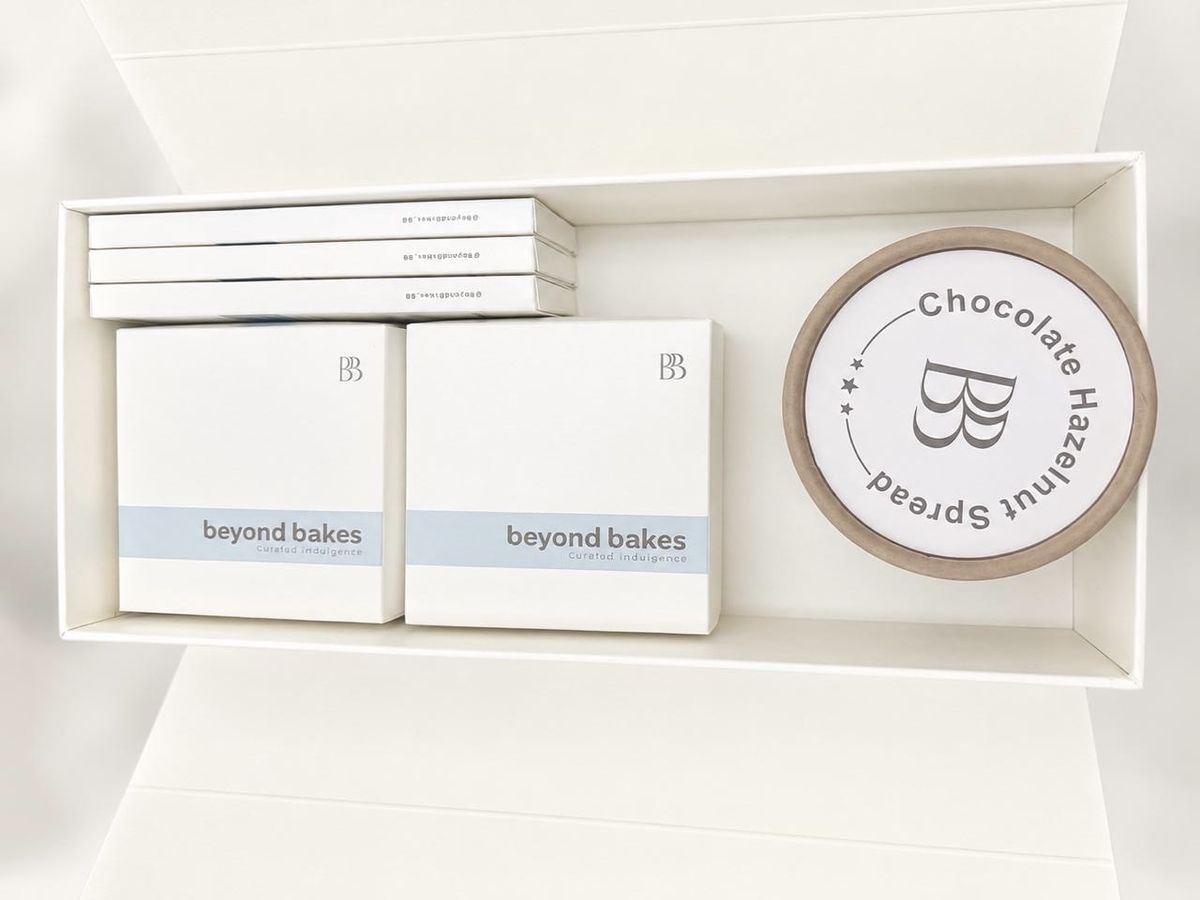 Beyond Bakes duo chocolate hamper with hazelnut spread